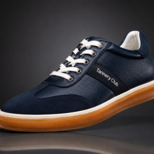 Classic Suede-Accent Leather Sneaker