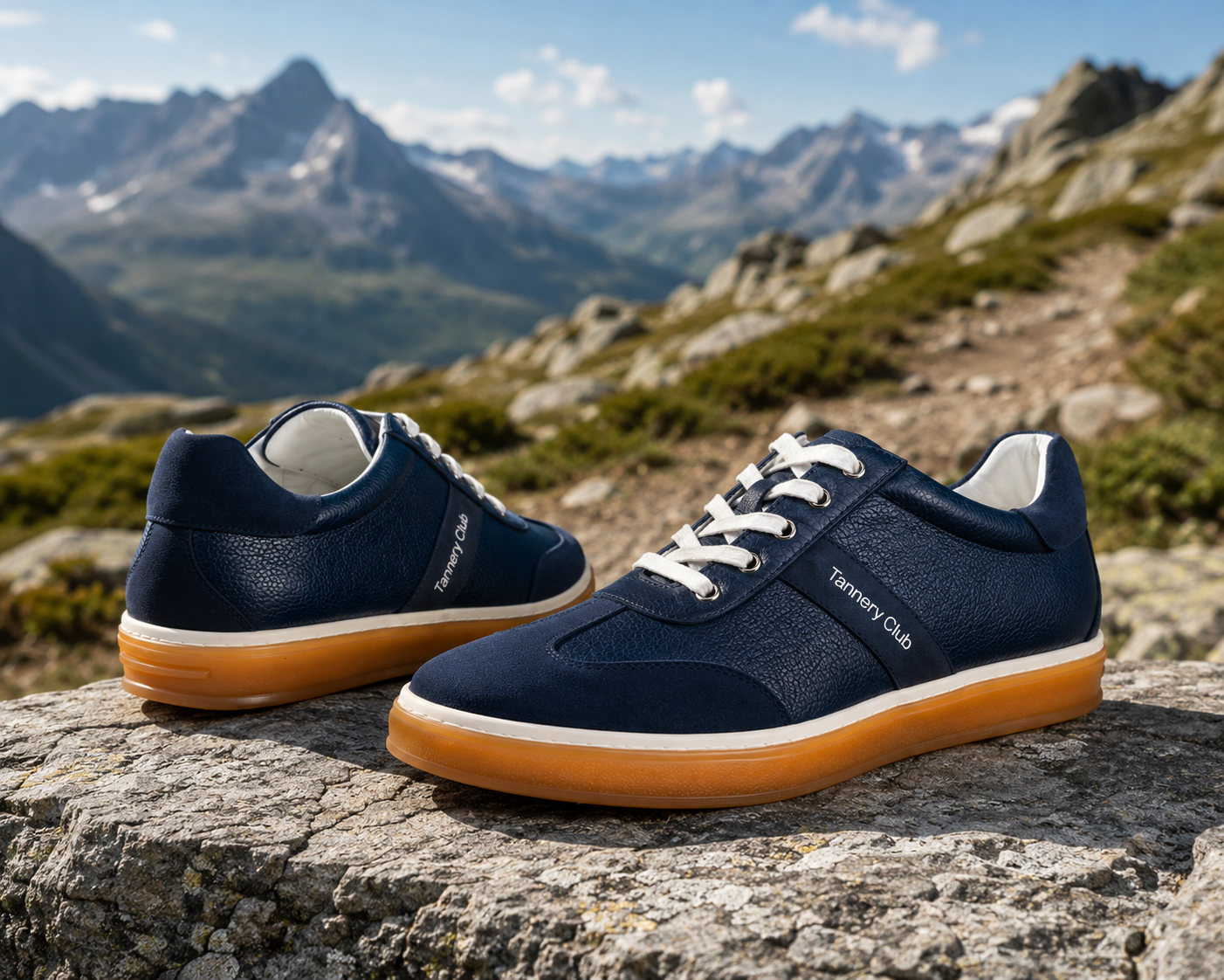 Classic Suede-Accent Leather Sneaker - Image 6