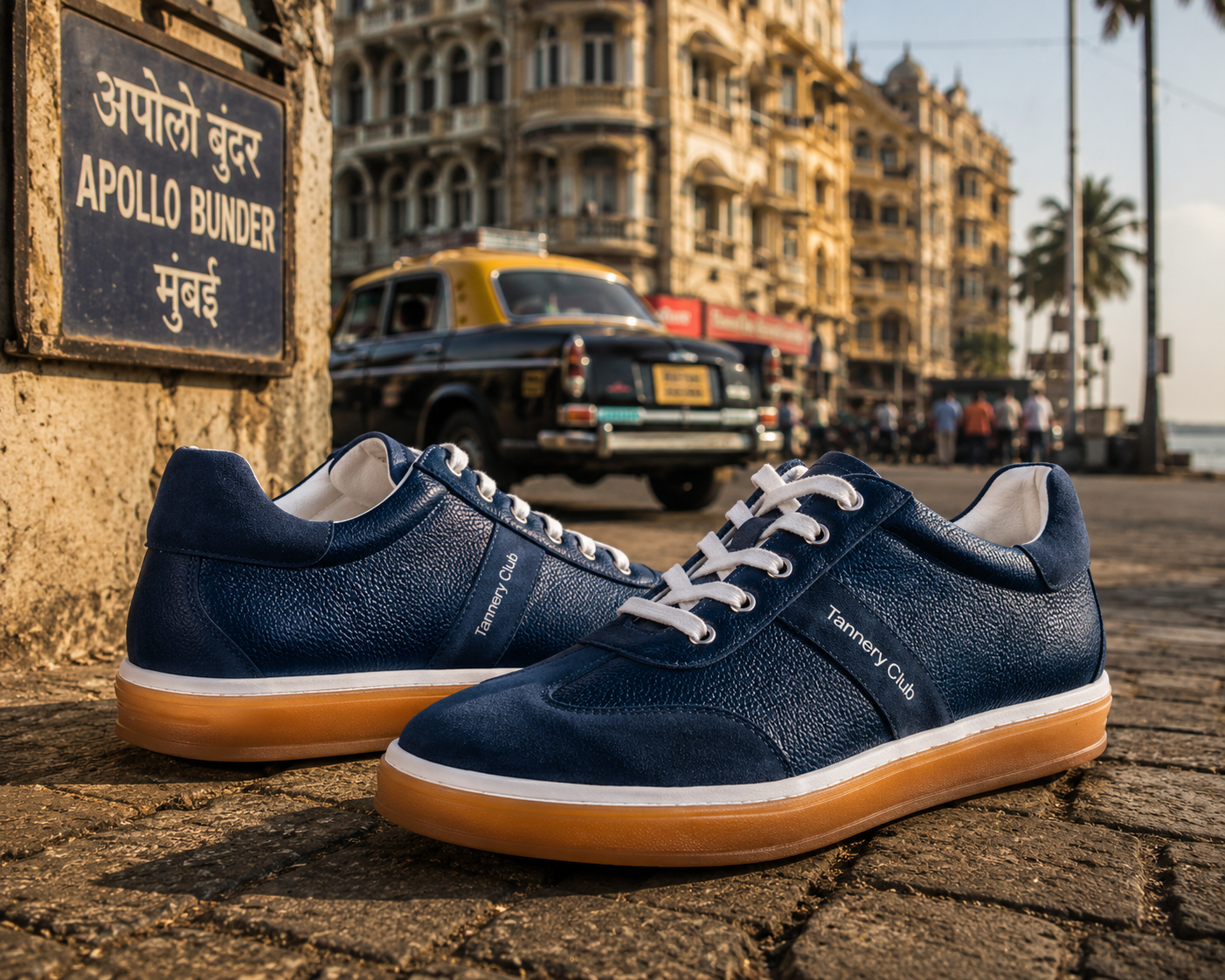 Classic Suede-Accent Leather Sneaker - Image 4